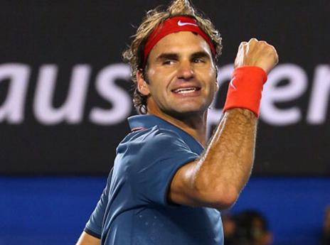 בצורת של 7 שנים מול נדאל במייג'ור. פדרר (GETTYIMAGES)