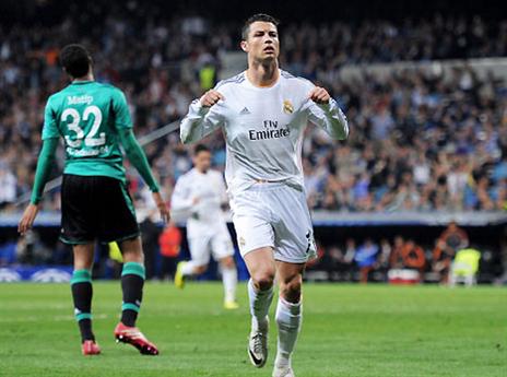 קרוב לשיא של מסי. רונאלדו (GETTYIMAGES)