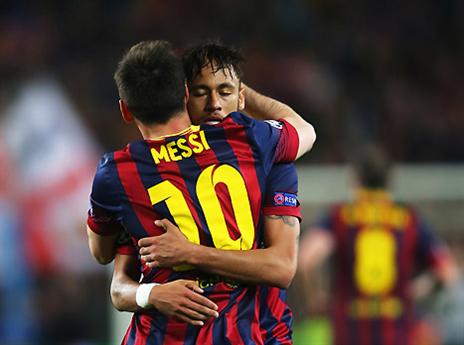 יכבשו שער בגומלין? פיקה ומסי (gettyimages)