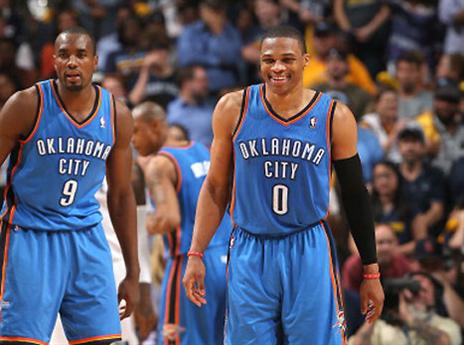 ואפילו טיפה לחייך. ווסטברוק (gettyimaegs)