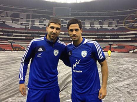 דאבור וכיאל, ישחקו באצטדיון מיתולוגי (צילום: אתר ההתאחדות לכדורגל)