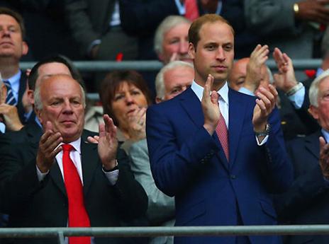 יורש העצר, הנסיך וויליאם, הגיע לעודד (gettyimages)