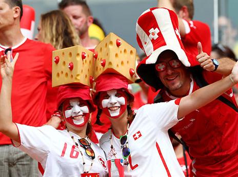 ושווייץ תפגוש בשמינית את.. ארגנטינה  (GETTYIMAGES)