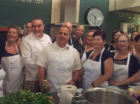 עם השף שאול בן אדרת