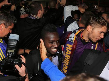 זכה לקבל פנים חמה אחרי ההעפלה לאלופות