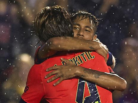 ניימאר. חגג, נפצע והוחלף (gettyimages)