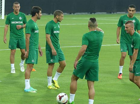 אימון מכבי חיפה. דריכות לקראת האלופה