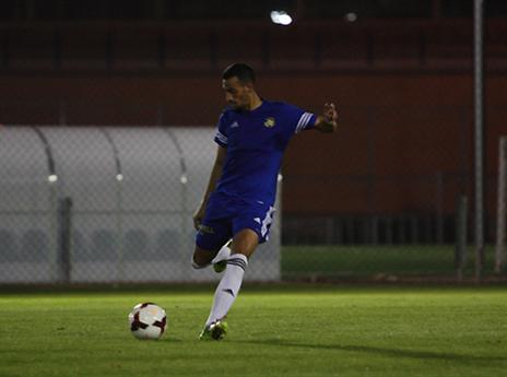 איינבינדר. "שמח, גם אם זה אימון" (האתר הרשמי של מכבי ת"א)