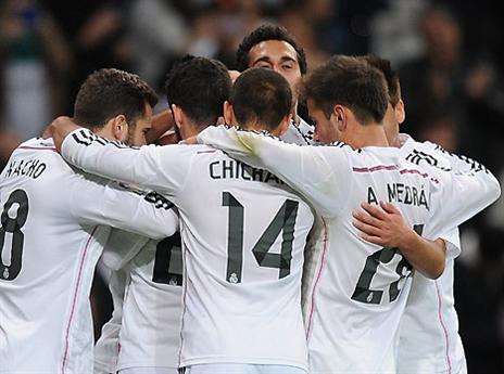 גם הגיבוש בשיאו. ריאל חוגגת בפעם ה-17 ברציפות (gettyimages)