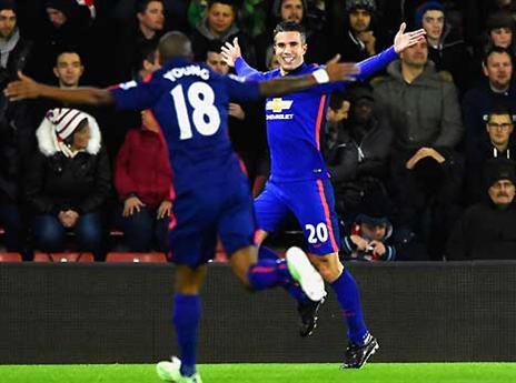 ואן פרסי, סידר עוד ניצחון (GETTYIMAGES)