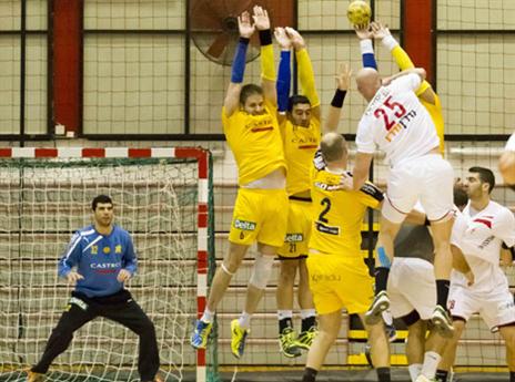 תצוגת תכלית של הפועל ראשל"צ (יועד כהן, איגוד הכדוריד)