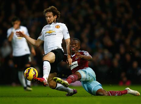 בלינד הציל את יונייטד מהפסד (gettyimages)