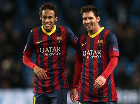 מסוגלים להכריע משחק בתוך שניה. מסי וניימאר (GETTYIMAGES)