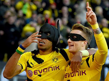 באטמן ורובין גרסת דורטמונד (GETTYIMAGES)