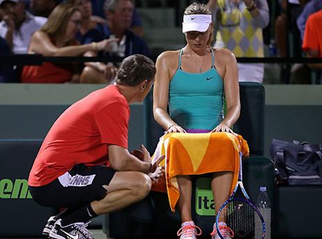 הודחה במפתיע. שראפובה (GETTYIMAGES)