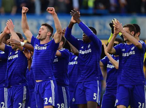 צ'לסי בדרך לאליפות (GETTYIMAGES)