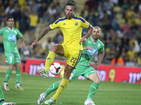 נכנס כמחליף וכבש. פריצה (צילום: אלן שיבר)