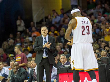 המפגש הקודם היה החזרה של לברון הביתה (Gettyimages)