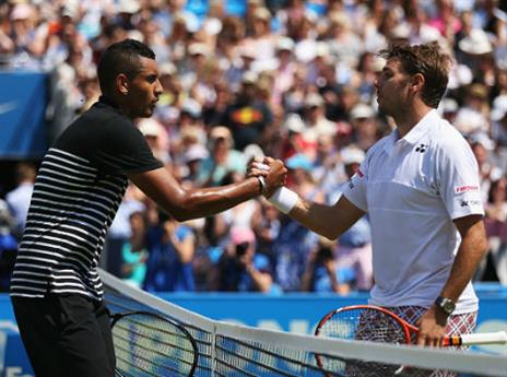 דור העתיד? קיריוס עם ואוורינקה (gettyimages)