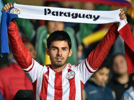 והנה אוהד נדיר של פראגוואי (AFP)