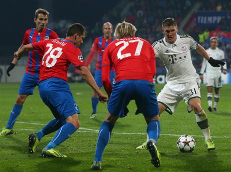 פלזן במסע האחרון שלהם באלופות מול שווינשטייגר ובאיירן (gettyimages)