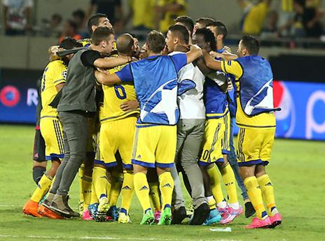 חיזוק להתקפה הצהובה אחרי ההעפלה לצ'מפיונס (צילום: אלן שיבר)