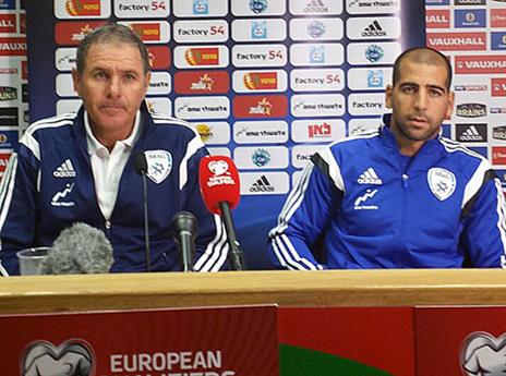 גוטמן ובן חיים במסיבת העיתונאים הערב