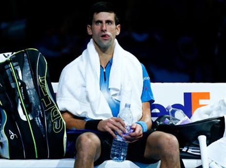 הרצף נגמר. ג'וקוביץ' (getty)