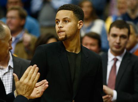 קרי. לא קל לצפות מהצד, ועוד בהפסד (gettyimages)