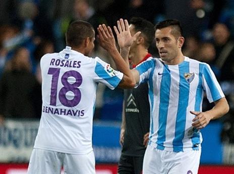 צ'ארלס ורוסאלס חוגגים על חשבון סלטה ויגו (Getty)