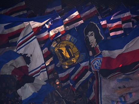 התפאורה של אוהדי סמפדוריה (gettyimages)