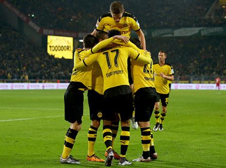 גרמה לבאיירן מינכן להזיע מעט. דורטמונד חוגגת (getty)