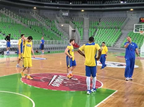 מכבי ת"א מתאמנת בסלובניה. סימנים של אופטימיות (האתר הרשמי)