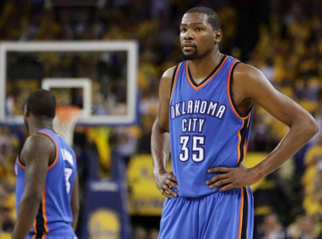 דוראנט מאוכזב. "לא יכולים להיות רגועים" (getty)