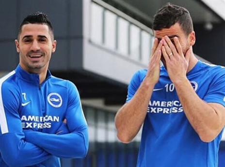 חמד וכיאל עוקבים מרחוק אחרי מכבי חיפה (gettyimages)