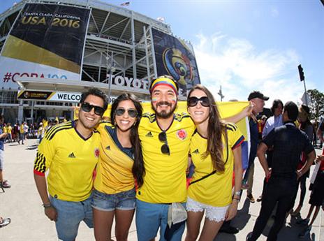 הקולומביאנים הציפו את ארה"ב (GETTYIMAGES)