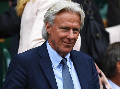 גם ביורן בורג הגיע לצפות בקרב המסקרן (getty)