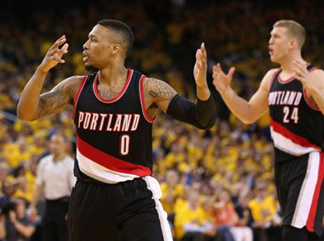 עונה מוצלחת. פורטלנד מול הווריירס (getty)