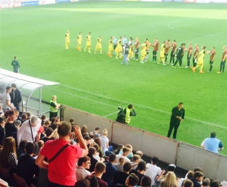 מבט מהיציע בריגה