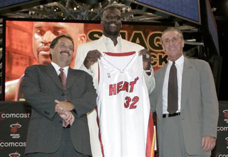 "הוא הפך את המועדון למה שהוא היום". שאקיל מוצג במיאמי (getty)