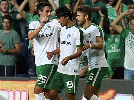 שער ראשון בירוק הוא כבר מצא. רועי קהת (צילום: אלן שיבר)