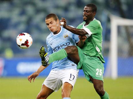 שותף בעיקר במשחקי הכנה  בסיטי (getty)