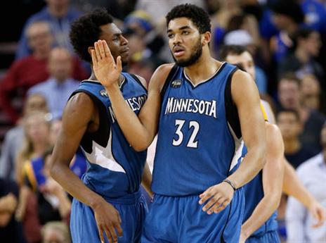 טאונס. על סף העשירייה הראשונה (Getty)