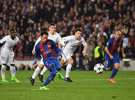 ניימאר כובש את הפנדל ועושה 1:5