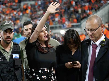 מירי רגב הגיעה לומר שלום (אלן שיבר)