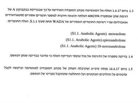 החומרים שנמצאו בבדיקה של לאלה (Getty)