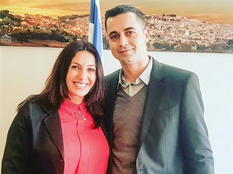 יו"ר המנהלת, עוגן יוחננוב והשרה מירי רגב