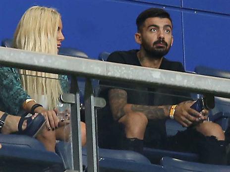 אתנסיאדיס ביציע. במועדון מקווים שישתלב במהרה (אלן שיבר)