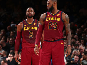 מזכירים את ימי העבר. ווייד ולברון (getty)