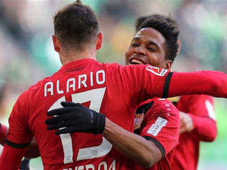 אלריו הצטיין בניצחון של לברקוזן (getty)